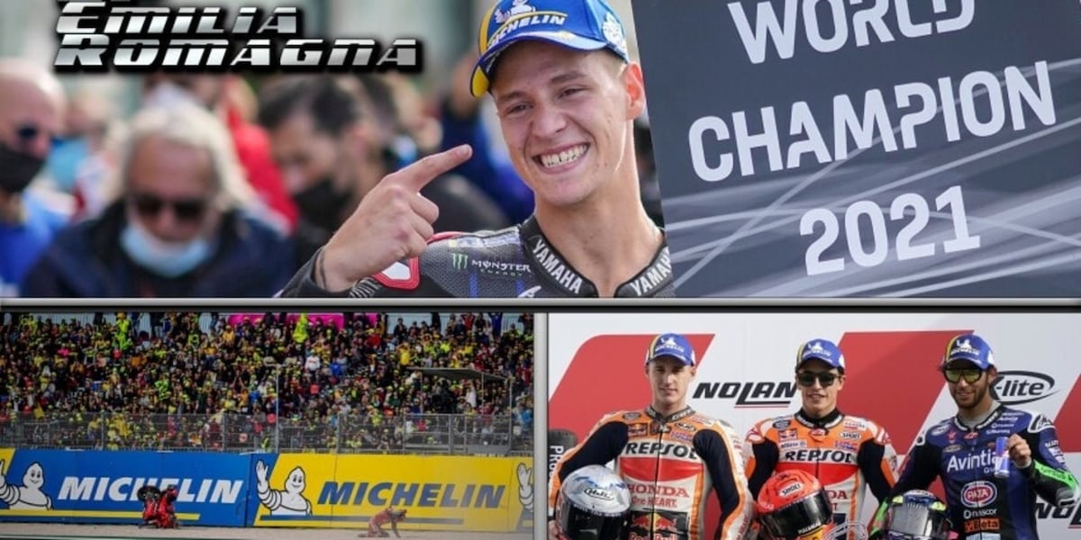 GP Emilia Romagna: la Yamaha torna a vincere il titolo, a casa di Valentino