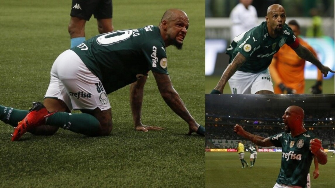 Felipe Melo show: esultanza sfrenata dopo il gol contro il Recife