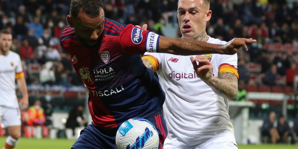 Cagliari-Roma 1-2: tabellino, statistiche e marcatori