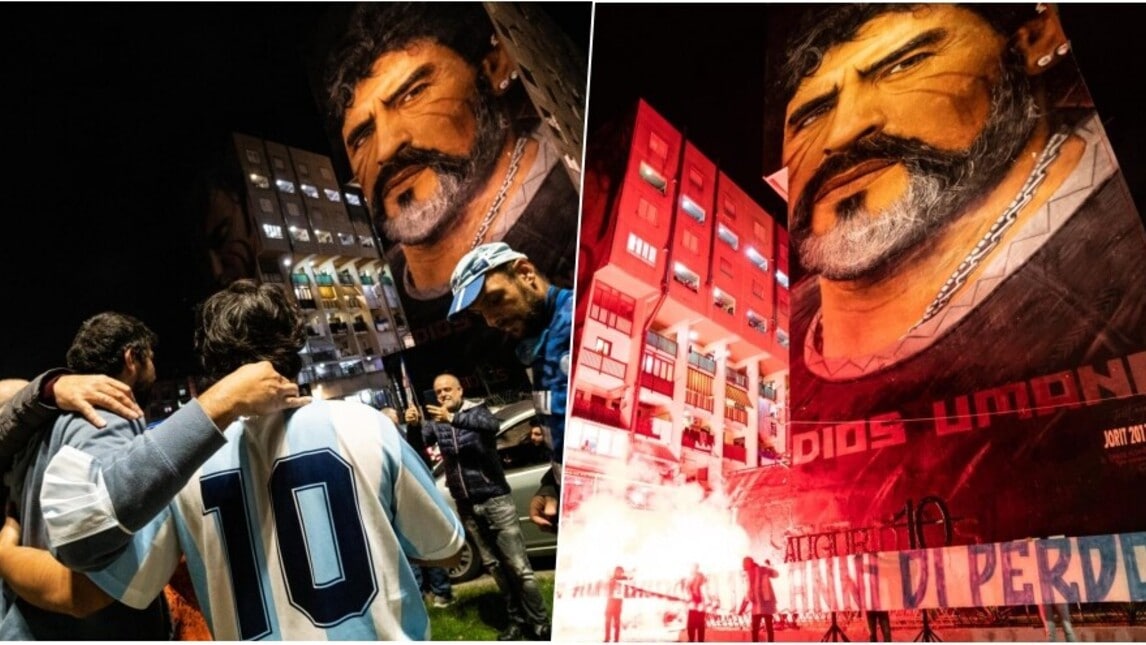 Napoli celebra Maradona, notte nel segno di Diego