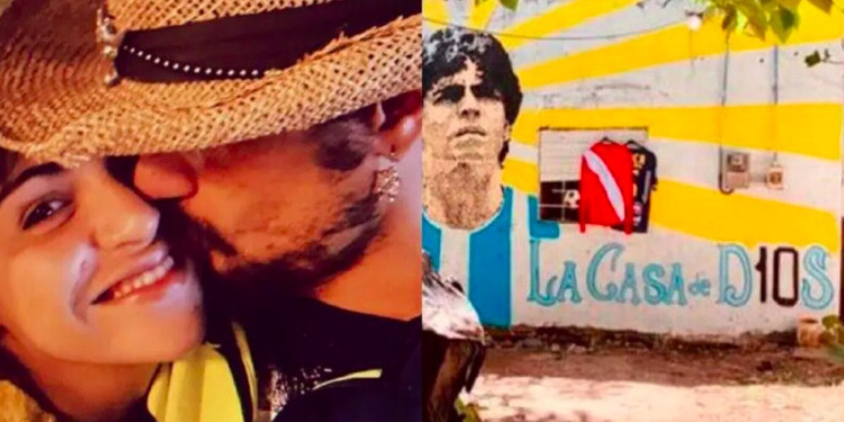 Gianinna e Osvaldo, visita alla casa dove è nato Maradona