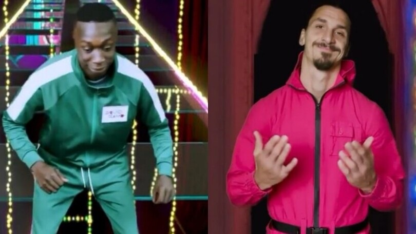 Ibra e la sfida con Khaby Lame in Squid Game: il video è virale!