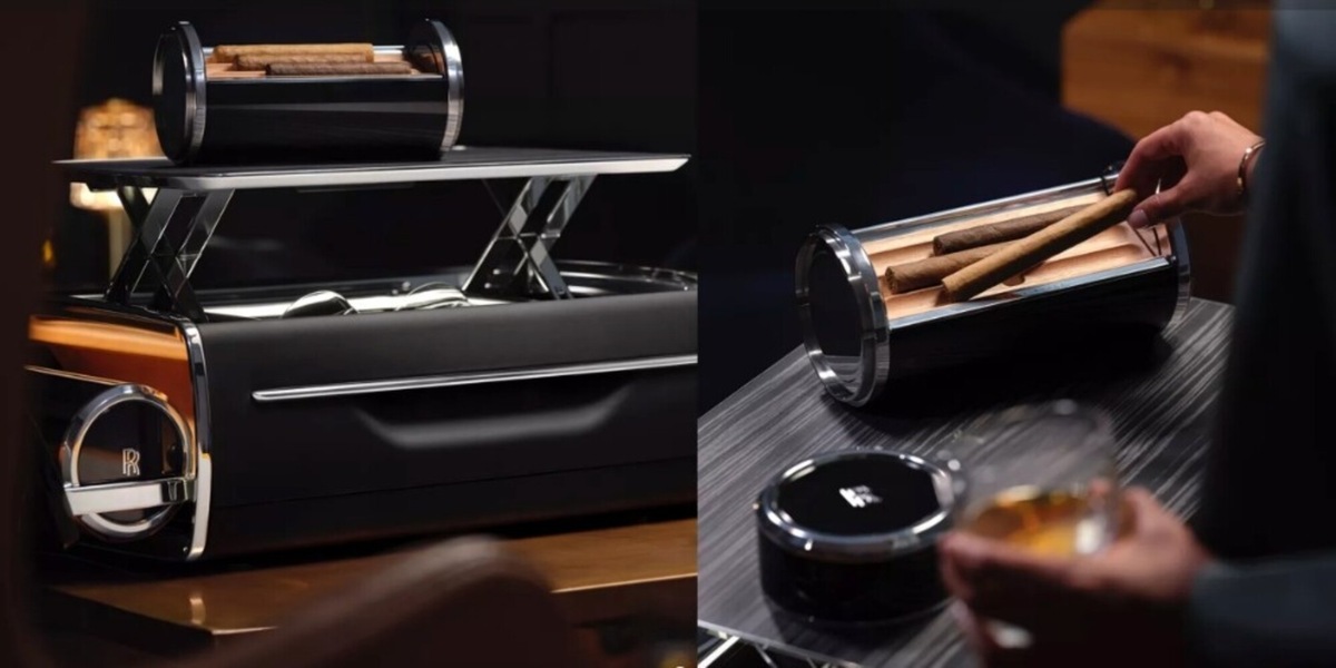 Rolls-Royce, il cofanetto auto per whisky e sigari è esagerato: costa 48mila euro