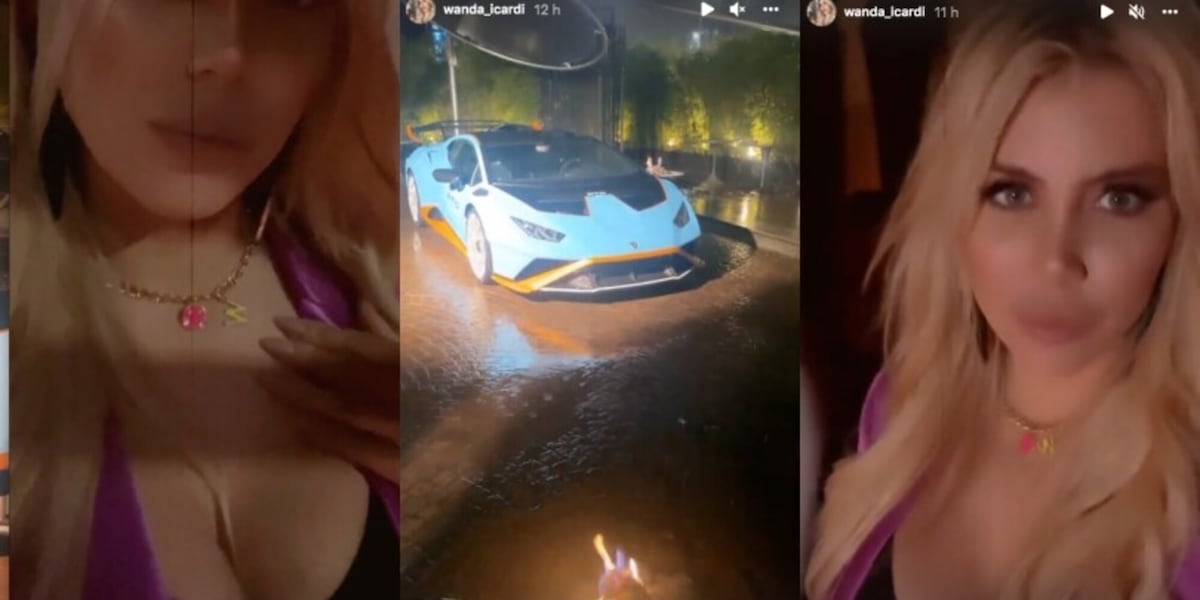 Wanda Nara dimentica Icardi: che party a Milano con la Lamborghini!