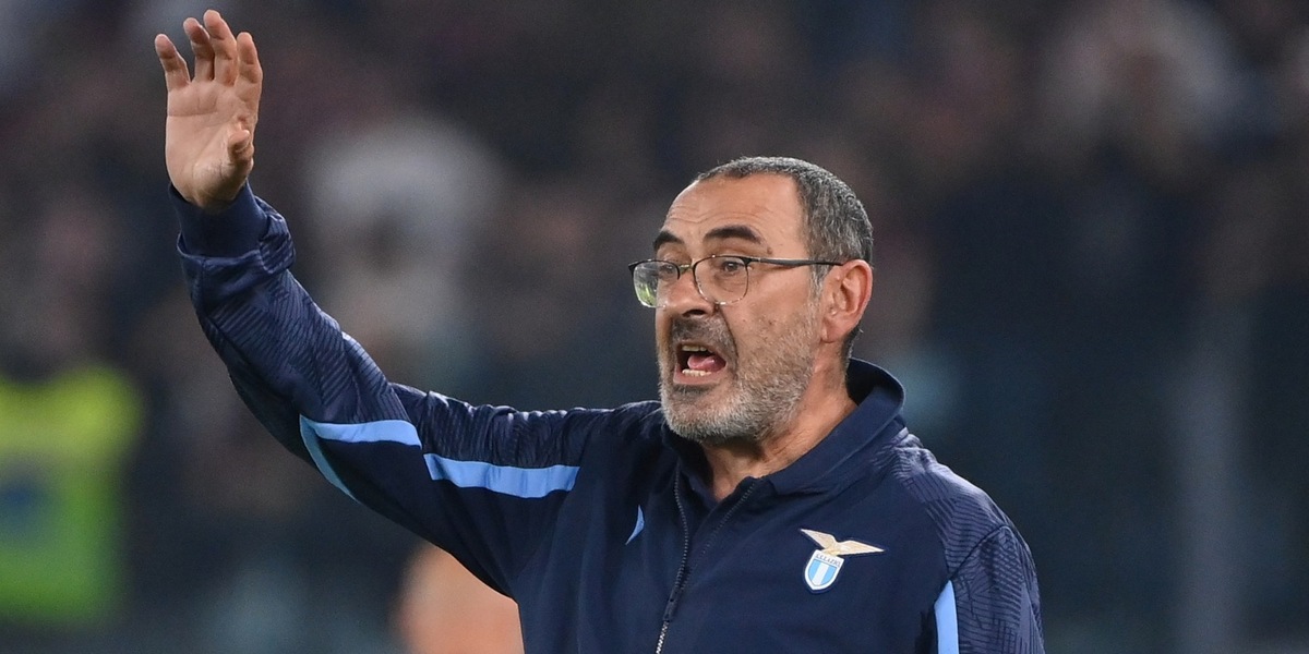 Lazio-Udinese, rabbia Sarri: il gesto in panchina
