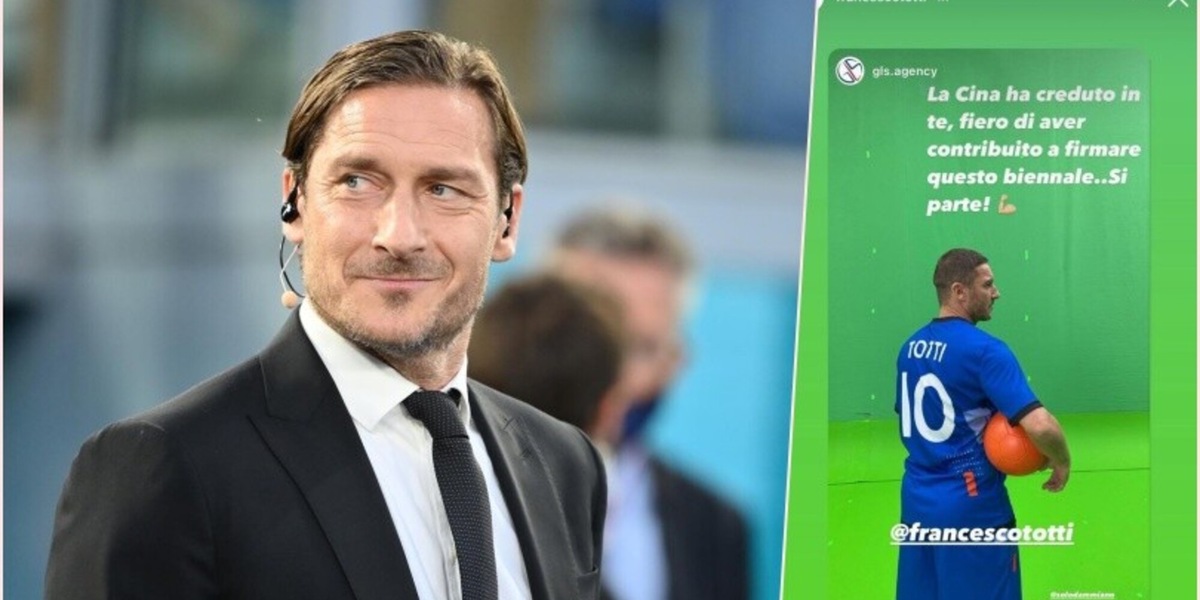 Totti, firmato un biennale in Cina. I tifosi: "Torna a giocare?". La spiegazione
