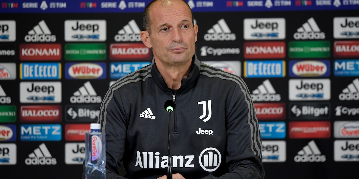 Bologna-Juve, Allegri: "Dybala indisponibile, Kulusevski in panchina"