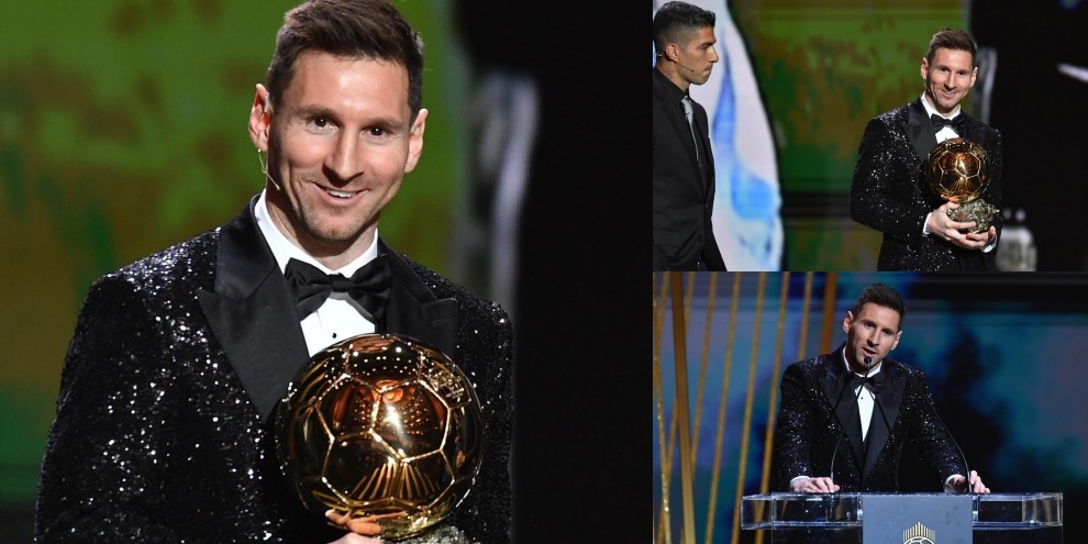Leo Messi è il vincitore del Pallone d'Oro 2021