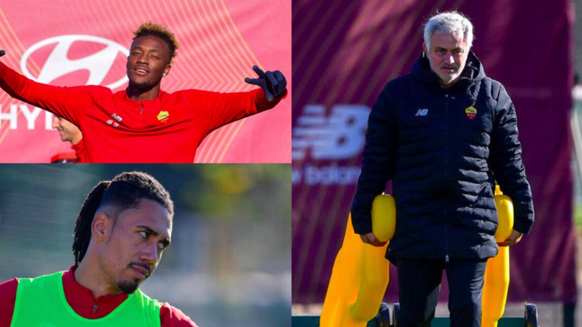Roma, sole su Trigoria: Mou tuttofare, Smalling spera, Abraham sorride