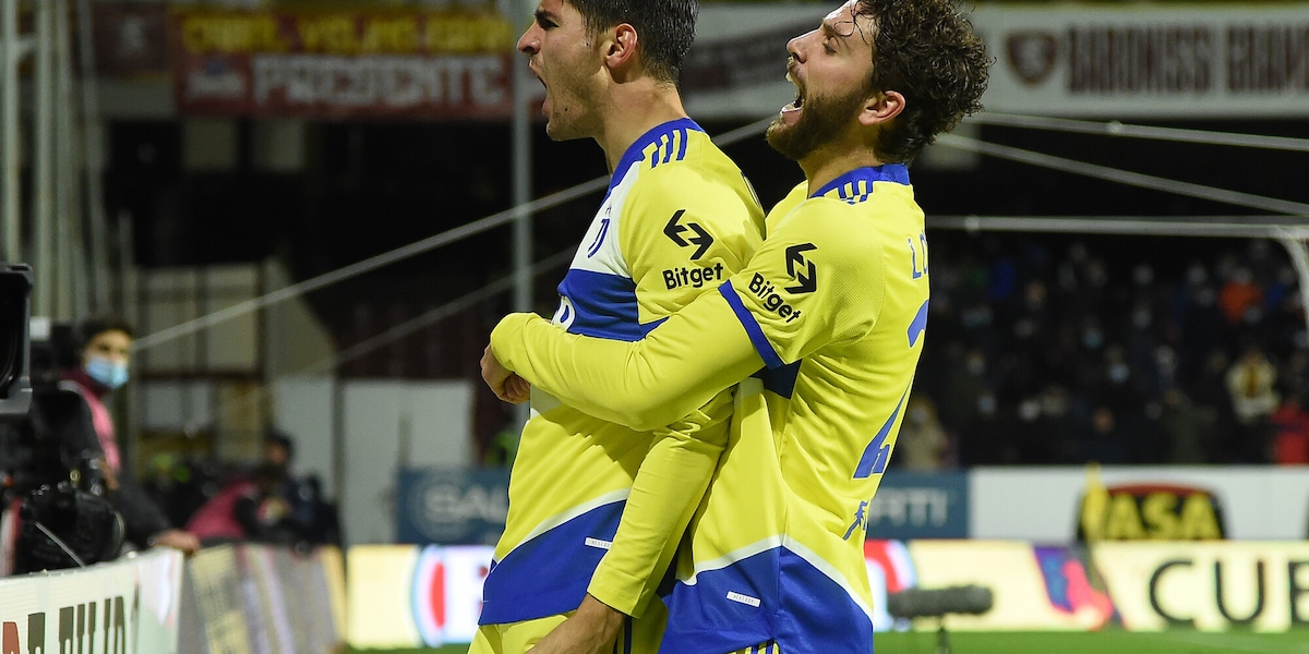 Salernitana-Juve 0-2: tabellino, statistiche e marcatori