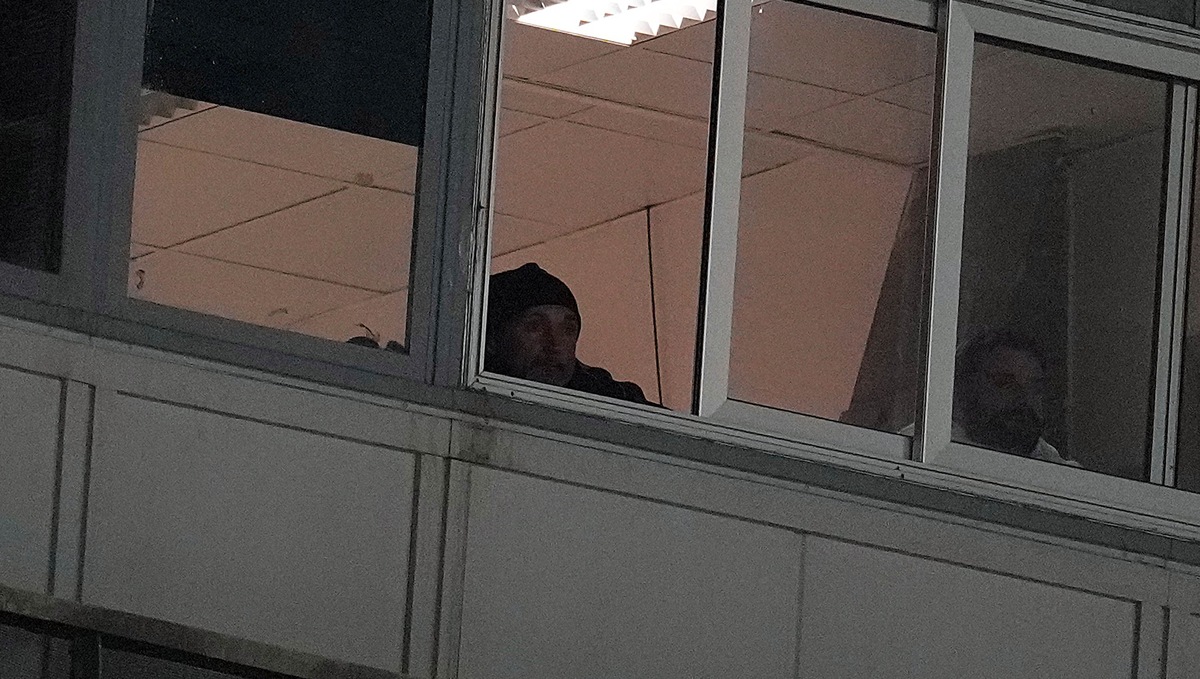 Napoli-Atalanta, Spalletti guarda la gara dal box in tribuna
