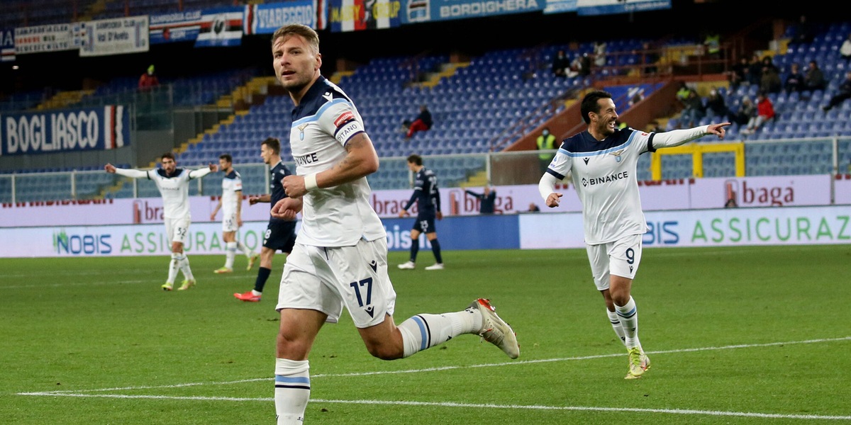 Immobile, doppietta poi lo stop: all’intervallo il cambio
