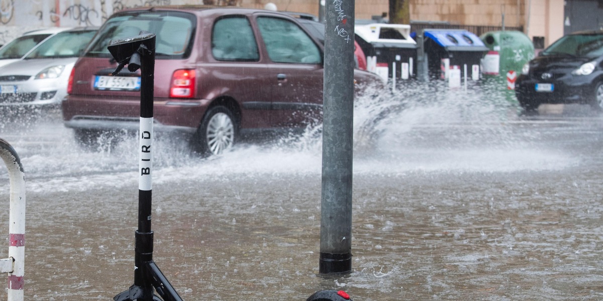 Allerta meteo per l'8 dicembre: piogge e venti forti anche nel Lazio