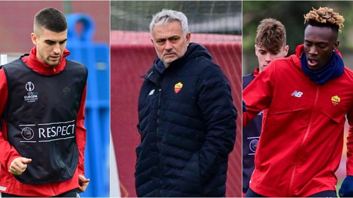 Roma, ultima rifinitura per Mourinho prima del CSKA Sofia