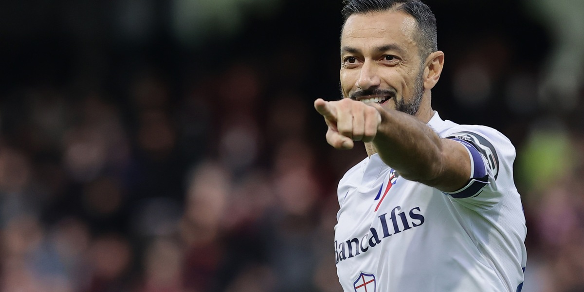 Sampdoria, Quagliarella recuperato dopo il problema al flessore