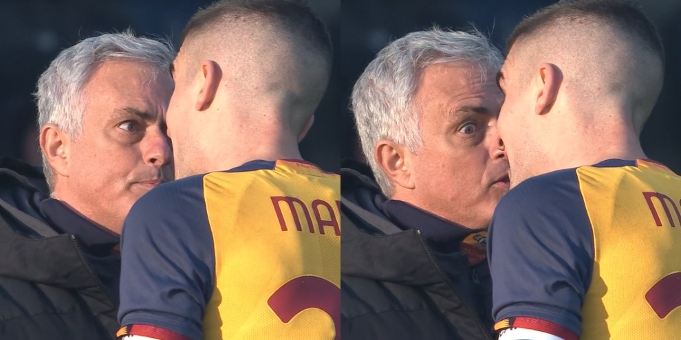 Mourinho-Mancini, faccia a faccia di fuoco a bordo campo!