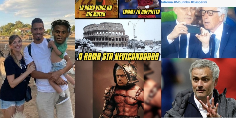 La Roma annienta l'Atalanta: i social si scatenano tra ironie e sfottò