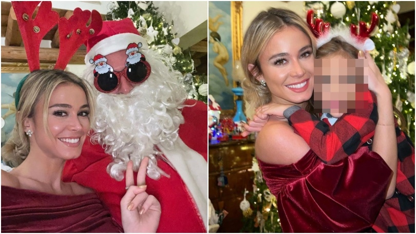 Diletta Leotta, Natale in famiglia. E spunta Santa Claus