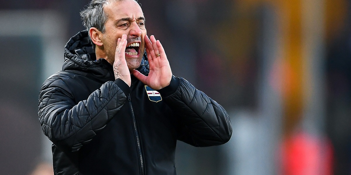 Sampdoria, Giampaolo: "Si ha paura della guerra, non di giocare a calcio"