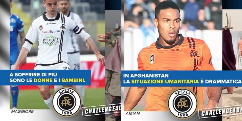 Emergenza in Afghanistan, lo Spezia sostiene Challenge4UNHR