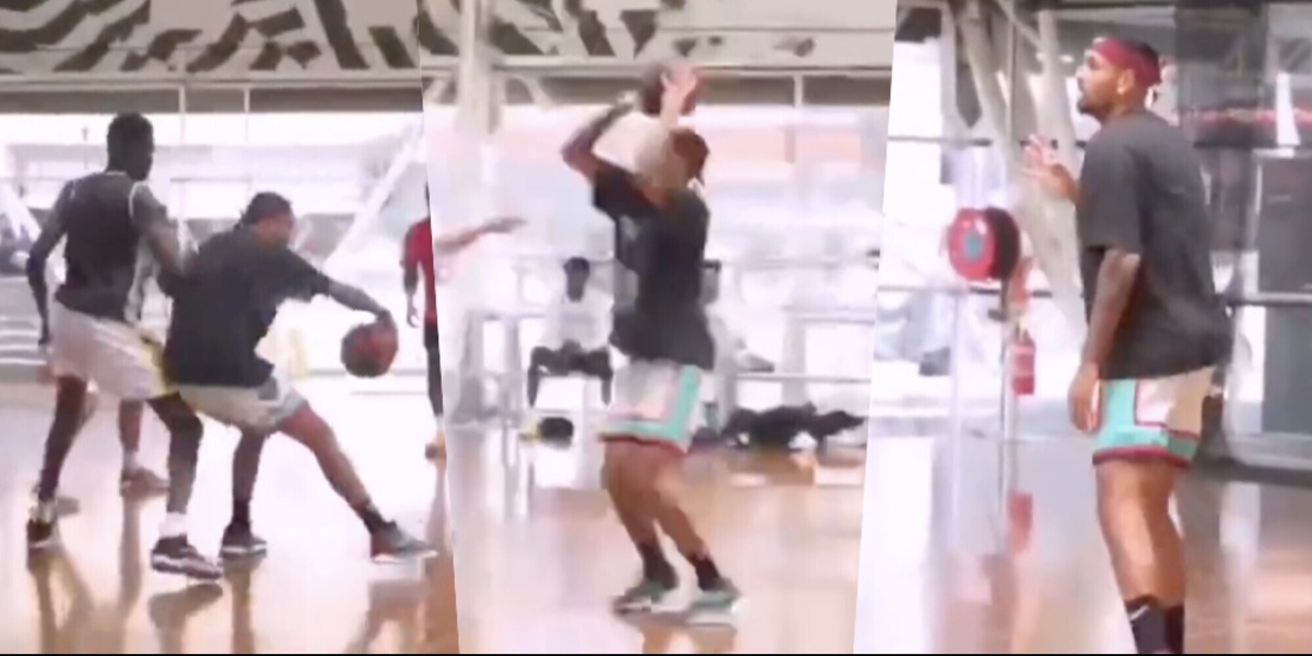 Kyrgios spettacolare a basket: infila bombe da tre a ripetizione