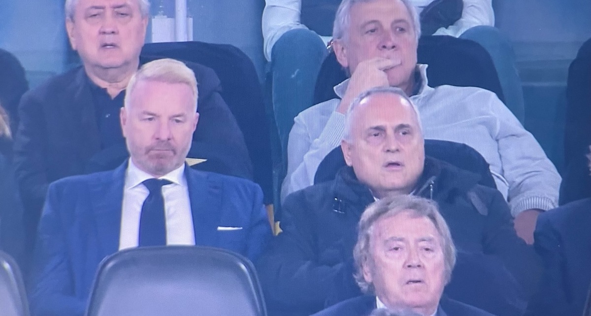Milinkovic ammonito, salta il derby: lo sguardo di Lotito in tribuna