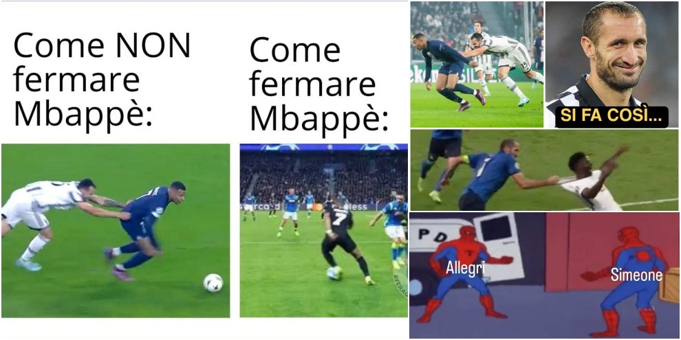 "Juve, guarda come si ferma Mbappé": le ironie social dopo la figuraccia Champions