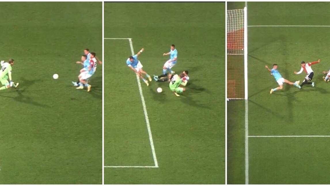 La Lazio protesta sul gol di Gimenez: cosa è successo