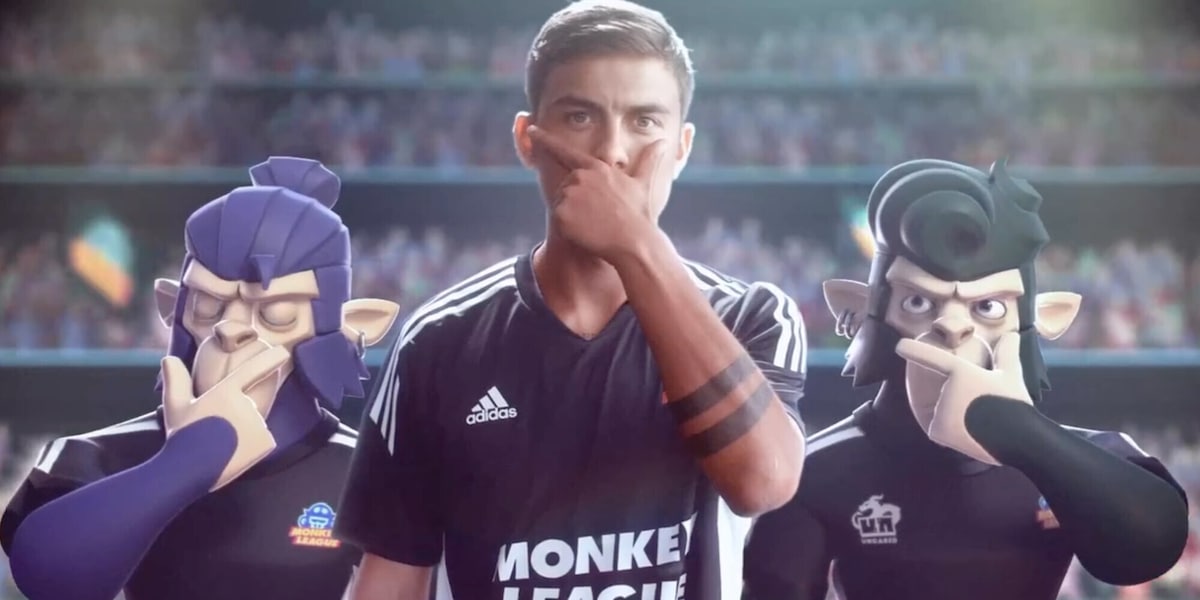 Dybala pronto per una nuova sfida: scende in campo con le scimmie