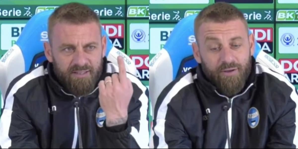 De Rossi e il siparietto con il giornalista: risate in conferenza stampa