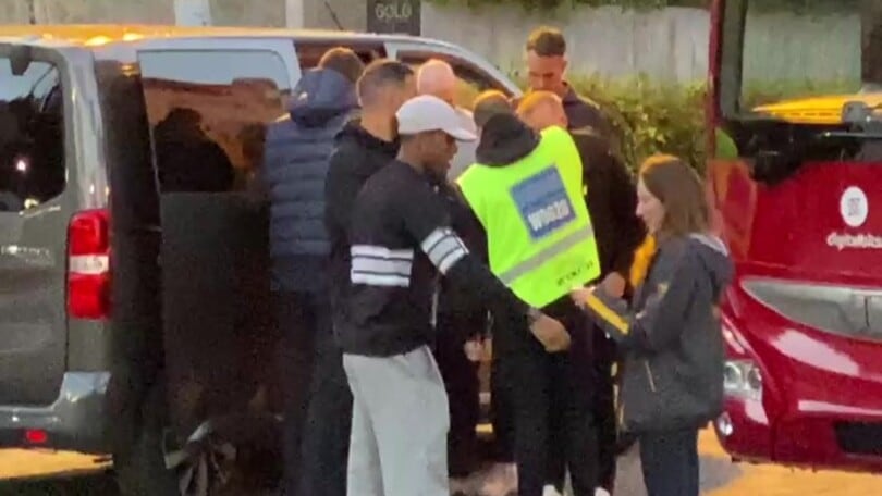 Wijnaldum arriva all'Olimpico per assistere al derby Roma-Lazio