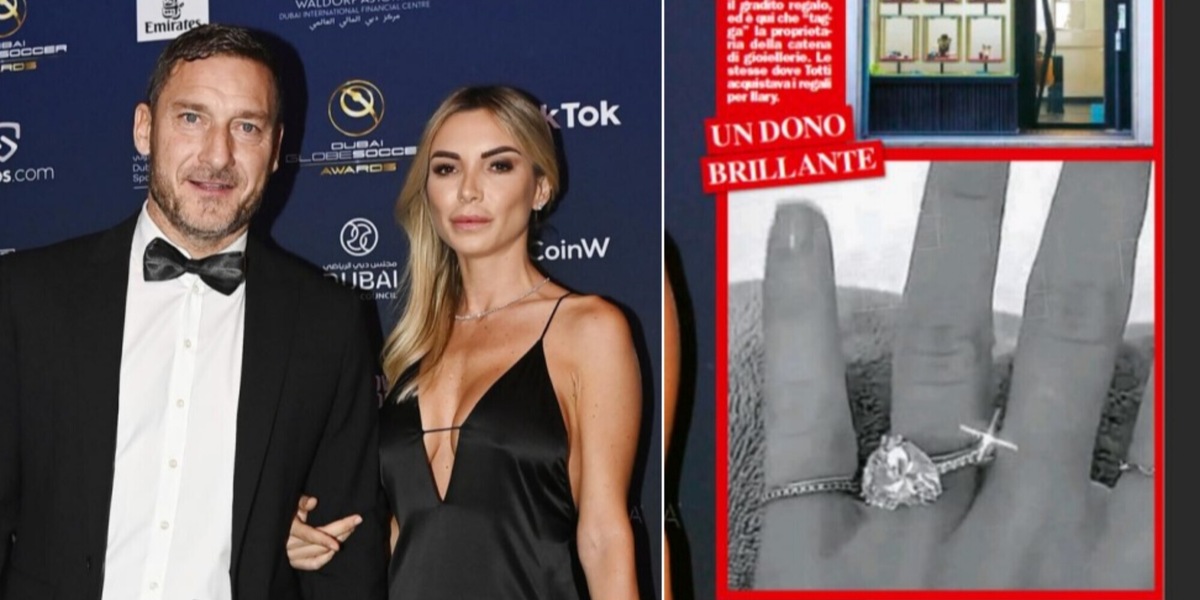 Totti e i gioielli di Noemi: il retroscena sull'anello e Ilary Blasi