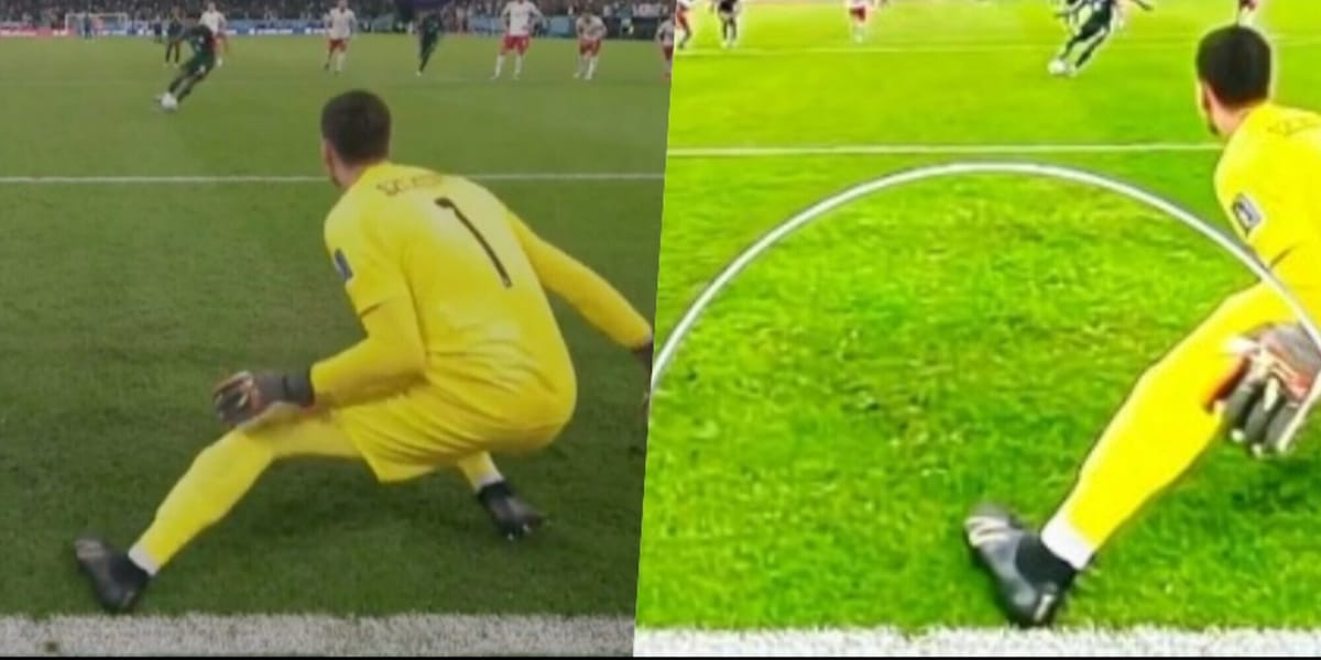 Szczesny e il mistero social sul rigore parato: il piede tocca o no la linea?