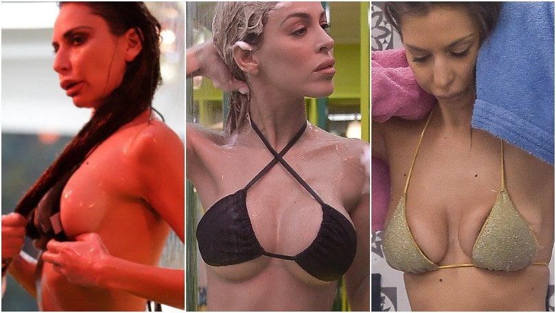 GF Vip 7, gli incidenti sexy si sprecano in doccia