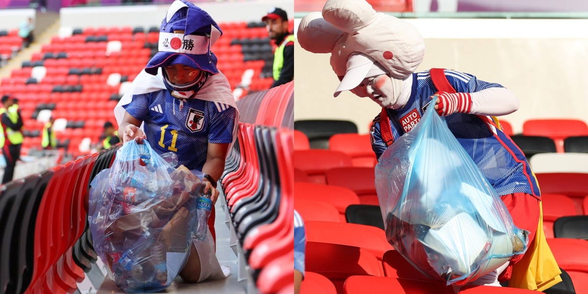 Giappone, i tifosi non si smentiscono: pulito lo stadio anche con il Costa Rica