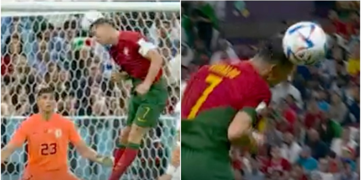 Ronaldo ha toccato o no il pallone? Lo scatto che lascia il dubbio sul gol del Portogallo
