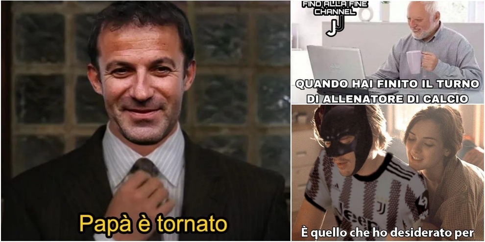 Del Piero e la voce sulla Juve: le ironie sui social FOTO