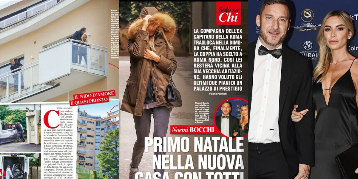 Totti e Noemi, la casa nuova è pronta: cosa hanno detto agli amici