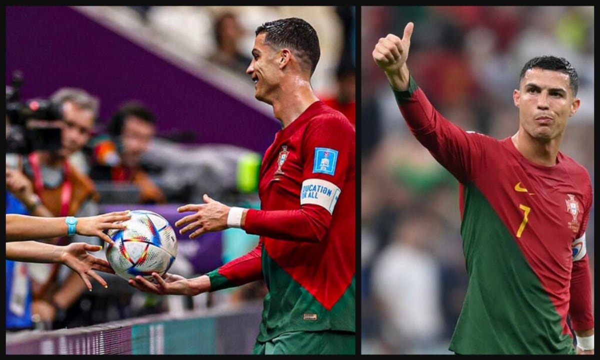 Cristiano Ronaldo e il gesto a fine partita che è diventato virale sui social