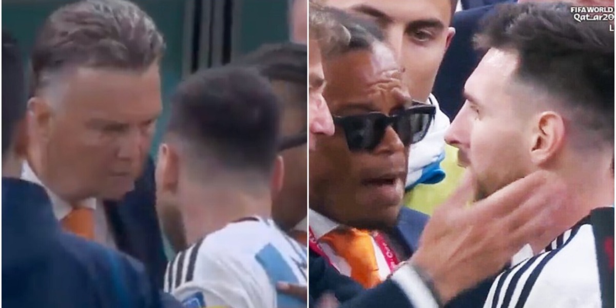 Messi e Van Gaal, il violento faccia a faccia dopo i rigori: Davids interviene