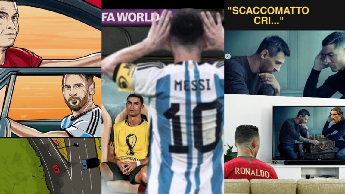 Ronaldo eliminato e Messi esulta: social spietati con CR7