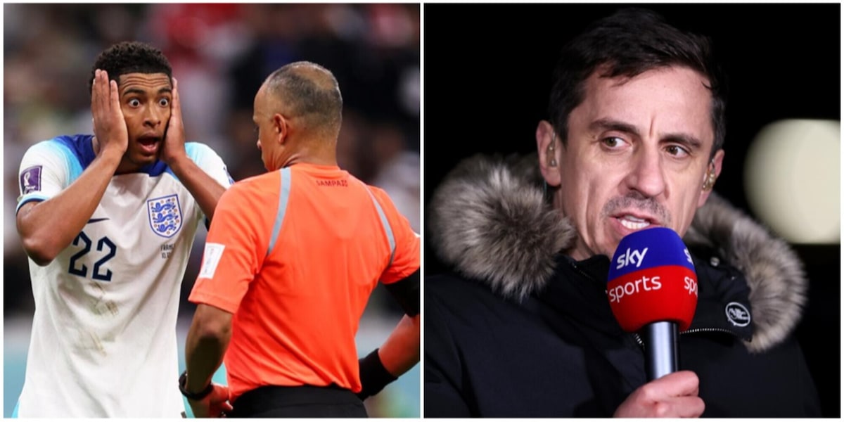 Neville attacca l'arbitro: "È uno scherzo". La furia dopo l'eliminazione dell'Inghilterra