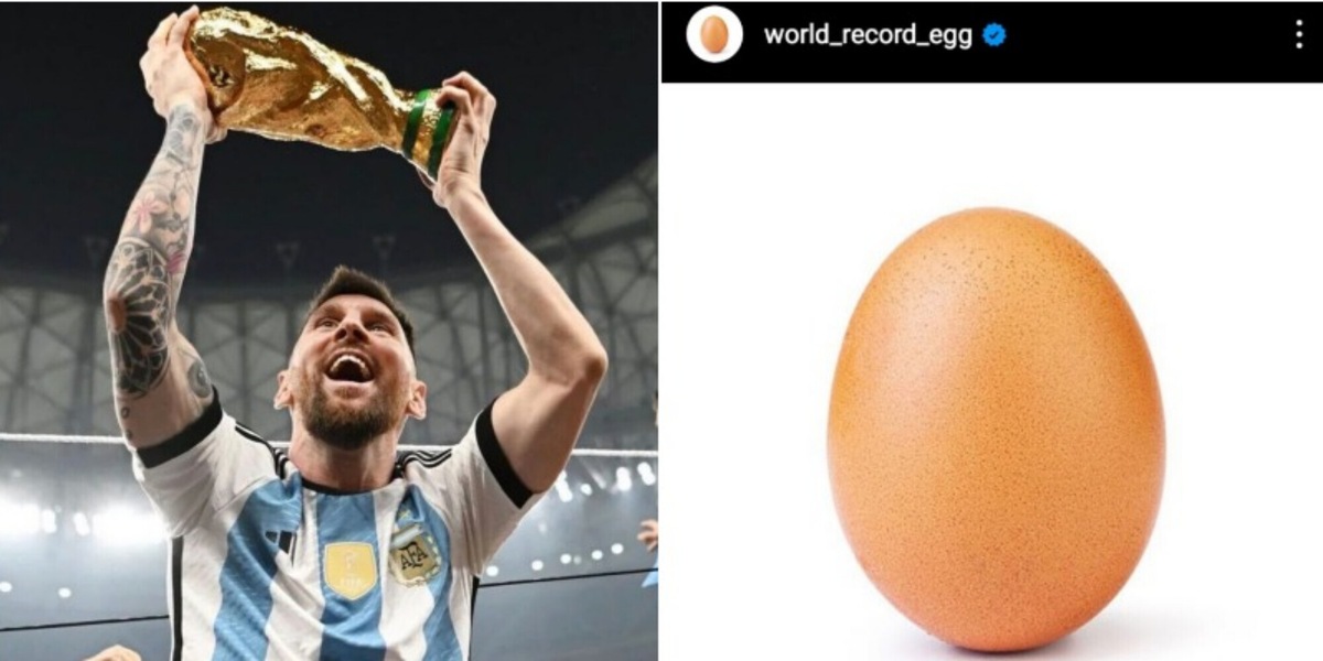 Messi campione del mondo anche su Instagram. La sua foto è quella con più like della storia. Battuto.... un uovo
