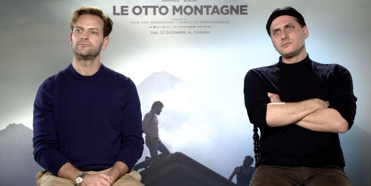 Le otto montagne, l'intervista a Alessandro Borghi e Luca Marinelli