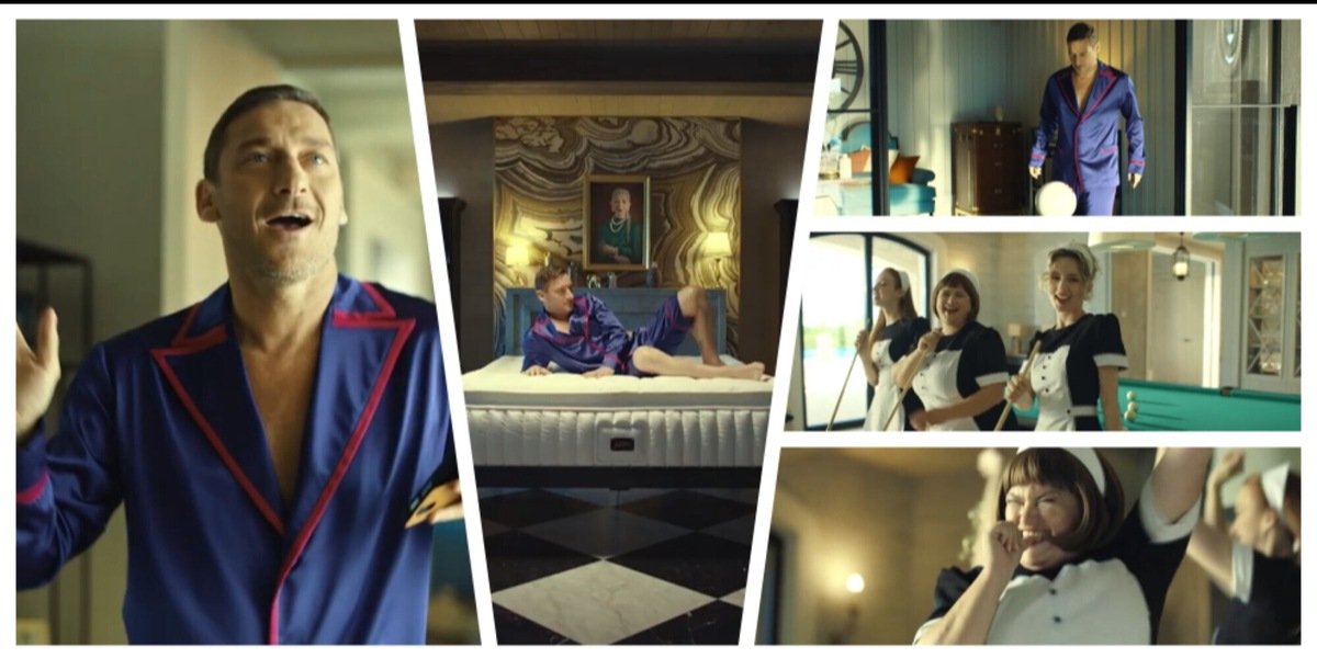 Totti star di Tik Tok. Il merito? E' di un materasso...