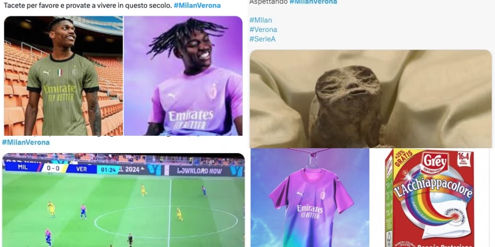 Milan-Verona, il diluvio di San Siro non blocca il match e nemmeno... le ironie!