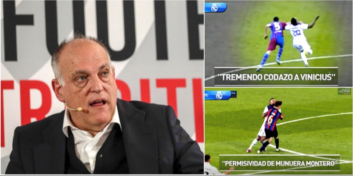 Tebas e la pressione del Real Madrid sugli arbitri: "Non c'è fair play"