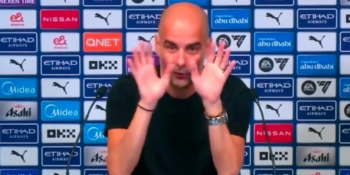 Guardiola show in conferenza stampa: "Rosso a Rodri? Ha chiesto scusa così"