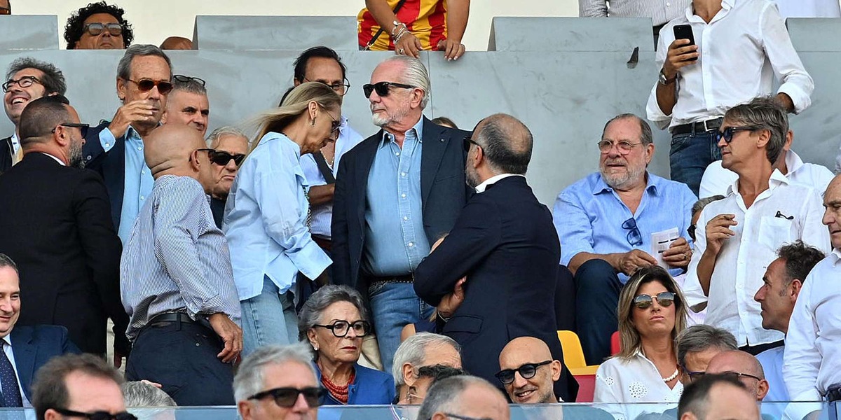 De Laurentiis scende negli spogliatoi: "Mai avuto dubbi su questo Napoli"