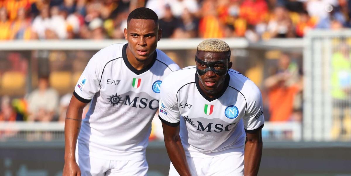 Osimhen show: parte dalla panchina poi entra e segna contro il Lecce